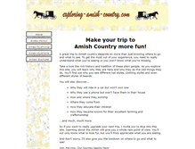 Tablet Screenshot of exploring-amish-country.com